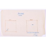 1917 A 32. k.u.k. gyalogezred jegyzőkönyve, katonai parancsok másolatai, 56 oldalon, + kézzel rajzolt vázlatok...