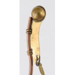 Fedélzetmesteri síp, h: 11,5 cm