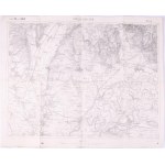 ca 1910 Szikszó és Tiszadob környéke katonai térkép 1:75 000 54x44 cm