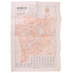 1949 Debrecen thj. f. város térképe, 1 : 20.000, kiadja: Antalfy József könyv- és papírkereskedése, hajtva...