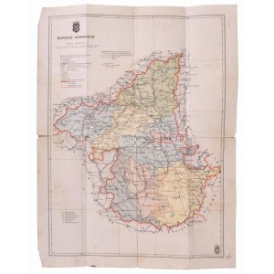 ca 1910-1930 3 vármegye térkép. Bács-bodrog, Bodrog, Győr megye. 17x24 cm 24x48 cm