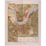ca 1910-1930 Budapest, Bélapátfalva, Miskolc, Lillafüred, katonai és turista térképek 4 db
