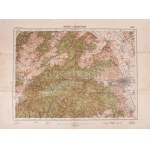 ca 1910-1930 Budapest, Bélapátfalva, Miskolc, Lillafüred, katonai és turista térképek 4 db