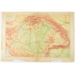 ca 1930 3 db Honvéd térképészet által készített történelmi Magyarország térkép...