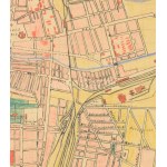 1948 Miskolc kézzel rajzolt térképe 60x43 cm Hajtásnél elszakadt.
