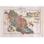 Máramaros vármegye közigazgatási térképe. Rajz.: Hátsek Ignác. 1:500000, Lampel, Litográfia 53x36 cm hajtva ...