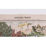 Máramaros vármegye közigazgatási térképe. Rajz.: Hátsek Ignác. 1:500000, Lampel, Litográfia 53x36 cm hajtva ...