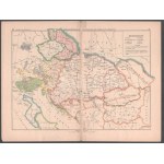 2 db történelmi térkép: Magyarország a Hunyadiak és Jagellók korában + Magyarország 1718-1848, kissé sérült, ragasztott...