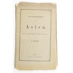 [ca 1880 Ázsia térkép], General-Karte von Asien, Glogau, F. Handtke, 70x87cm Kiadói szakadt papírborítóval...