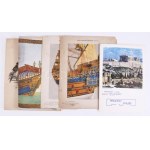 ca 1930 6 db hajós menükártya