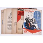 ca 1930 3 db kotta Vogel Eric, Viday Brenner grafikáival