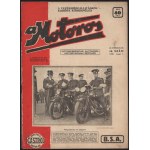 1932 A Motoros. A Magyar Motorosok Érdekeit Szolgáló Független Képes Szaklap. 1932. szept. 1. IV. évf.14. sz. Bp., 1932...