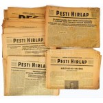 1938-1942 Vegyes különféle napilap tétel, 25 db, közte 2 db 8 Órai Újság, 4 db Pest, a többi Pesti Hírlap...
