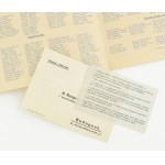 1939 A Szepesi Egyesület Budapesten tartott Szepesbáljára szóló meghívó. két melléklettel. ...