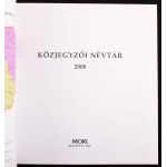 2008 közjegyzői névtár 238 p. + 12 old naptár.