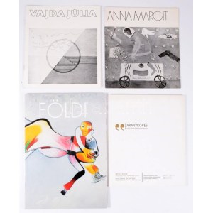 4 db kiállítási katalógus: Anna Margit, Szép Pétergyűjtemény, Vajda Júlia, Földi.