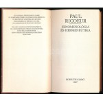 Paul Ricoeur: Fenomenológia és hermeneutika. Összeáll., ford., a tanulmányt és a jegyzeteket írta: Mezei Balázs. Bp....