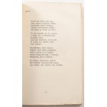 Márai Sándor: Emberi hang. Versek. Kosice, 1921. Globus, 164+(2) p...