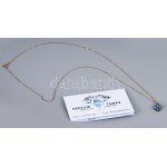 14 K arany nyaklánc medállal ausztrál opál 1ct és gyémánt 0,015 (cabochon, hollandi rózsa csiszolás), jelzett...