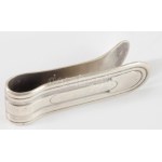 Ezüst (Ag) pénzcsipesz, jelzett 21 g