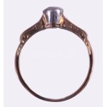 Arany (Au) gyűrű, jelzett, 14k, m: 57, bruttó 2,1g