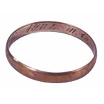 Arany (Au) gyűrű, cca 8-10K, m:56, jelzett, nettó 0,9g