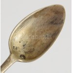 Ezüst (Ag) kanál, h: 10,5 cm, jelzett, nettó 10,8g