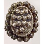 Ezüst (Ag) gyűrű filigrán díszítéssel, jelzés nélkül, m: 56, nettó 6,9g