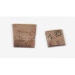 Palládium lapka két darab (Pd) jelzettek, össz 1,55 g