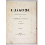 SŁOWACKI J. - Lilla Weneda. Illustrated by A. M. [!] Andriolli. 1883