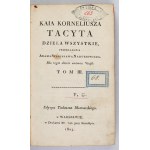 TACIT - Works. Translated by. A. S. Naruszewicz. Vol. 3-4 (in 1 vol.). 1804