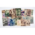 A collection of 28 film programs for pre-war films of Polish, French and American production