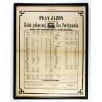 [train timetable]. Timetable of the c. k. privileged Northern Railway Ces....