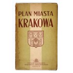 [KRAKOW]. Plan of the city of Cracow. Color plan form. 55.5x80 on ark. 60x85 cm.