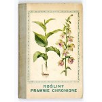 ROŚLINY prawnie chronione. Warsaw, 1965. league of nature protection department of Zadrzewień i Zieleni. 8, p. [6], plates 62....