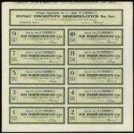 Bank Towarzystw Spółdzielczych S.A., registered share for 500 zlotys, 1929, Warsaw