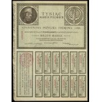 Republic of Poland (1918-1939), set of 3 bonds, 1920-1931, Warsaw