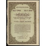 Republic of Poland (1918-1939), set of 3 bonds, 1920-1931