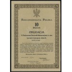 Republic of Poland (1918-1939), set of 3 bonds, 1920-1931