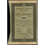 Credit Society of the City of Lodz, set: 5% pledge letter for 1,000 zlotys and 200 zlotys, 1.01.1933, Łódź