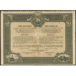 City of Warsaw, 4 1/2 % loan bond for 284 francs, 1931, Warsaw