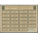 City of Warsaw, 4 1/2 % loan bond for 284 francs, 1931, Warsaw