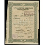 Poland, set of 3 securities, 1926-1931, Warsaw