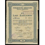 Poland, set of 3 securities, 1926-1931, Warsaw