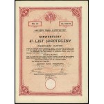 Akcyjny Bank Hipoteczny, set: conversion 4% mortgage letter for 50 and 100 zlotys, 1.07.1926, Lviv