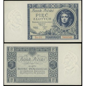 Poland, 5 gold, 2.01.1930, DV