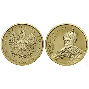 Poland, 100 zloty, 1998, Warsaw, Sigismund III Vasa