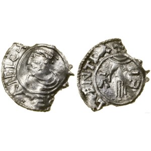 Anglie, denár prvního ručního typu, (979-985), Canterbury