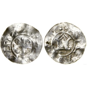 Germany, Saxony, OAP type denarius, (983-1002)
