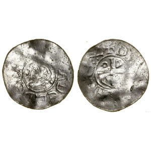 Allemagne, Saxe, denier type OAP, (983-1002)